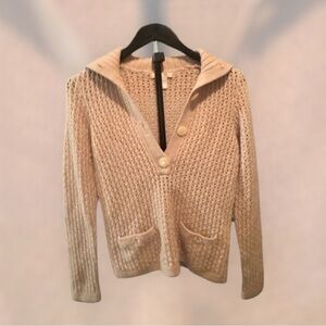 Rebecca Taylor Cream Knit Sweater